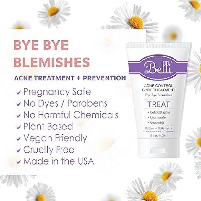 Belli SKIN CARE ACNE CONTROL SPOT TREATMENT CLEARS BLEMISHES AND HELPS PREVENT NEW BREAKOUTS OB/GYN AND DERMATOLOGIST RECOMMENDED 0.5 OZ 0.5 OUNCE - Image 2